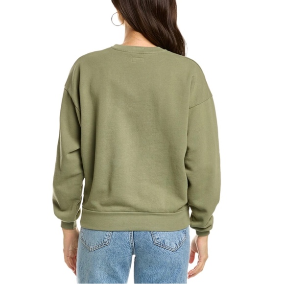 NWT $168 Mother The Drop Square Graphic Sweatshirt "EAT ME" in size XS! - Picture 3 of 8